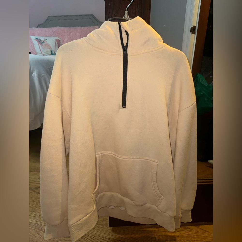 Yellow Half Zip Hoodie